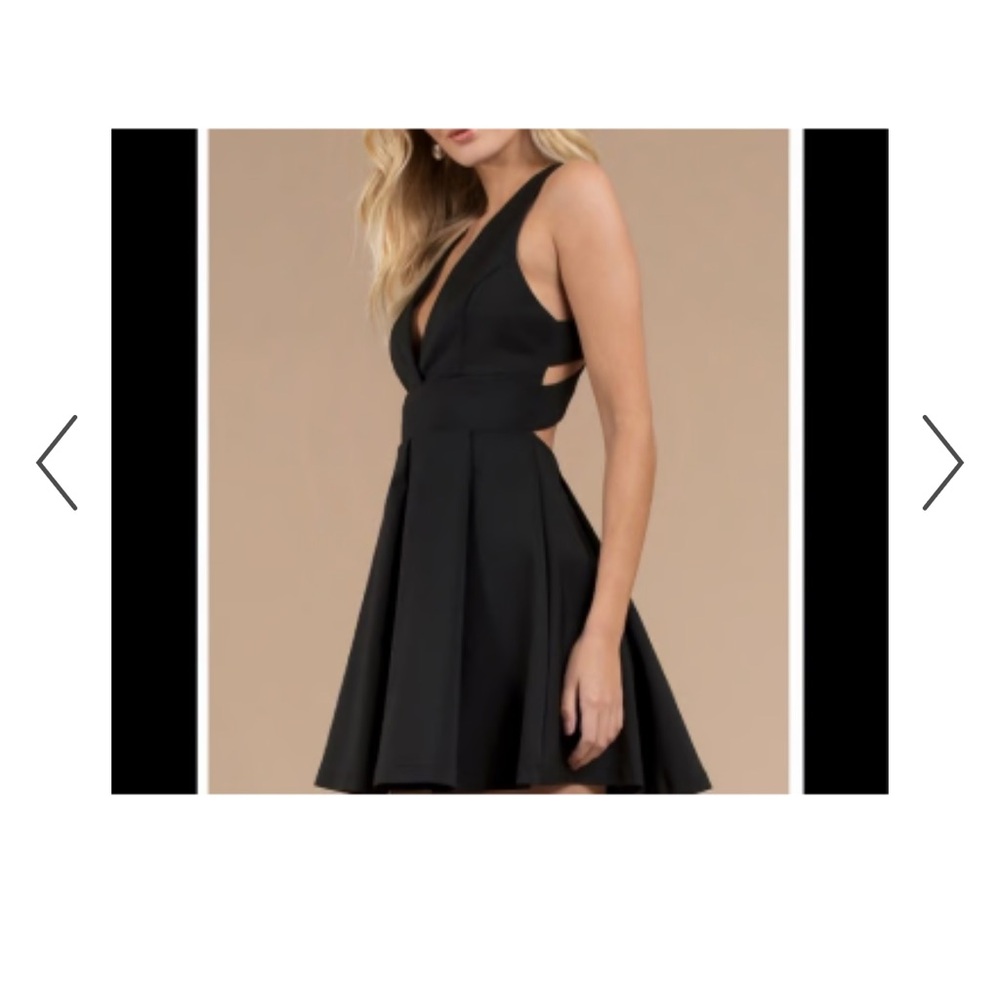 Tobi Black Backless Dress